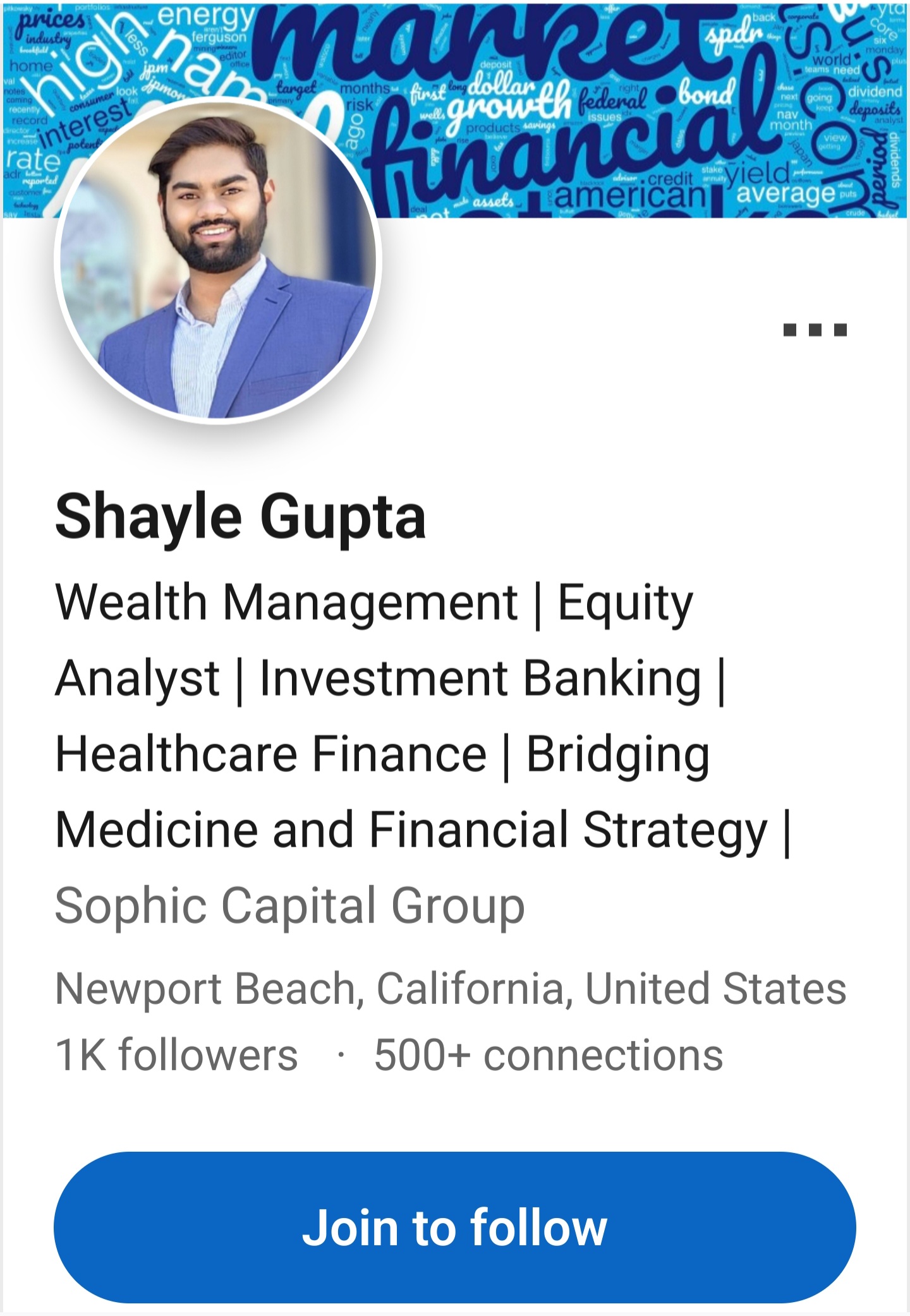 Shayle Gupta. Love that philanthropy life. Be The Good